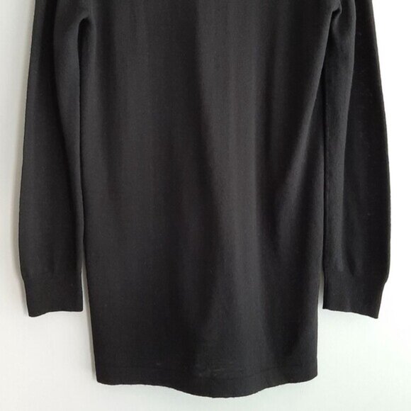 MARC AUREL \ V-Neck Button Down Fine Knit Long Cardigan Black Sz M | Eu 40 - Picture 10 of 13